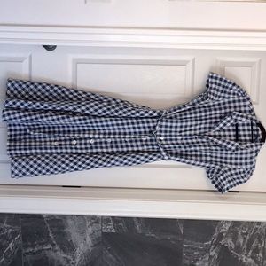 Ralph Lauren summer blue checked dress